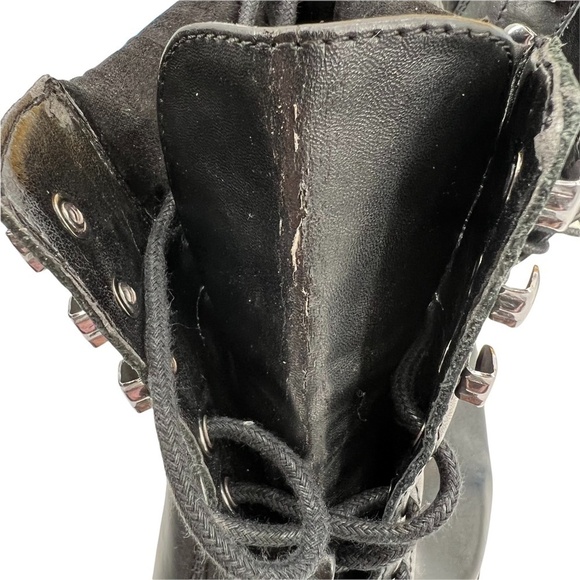 BCBGeneration Black Leather BG-Maude Block Heel Platform Boots Size 10 Women’s - Picture 14 of 16